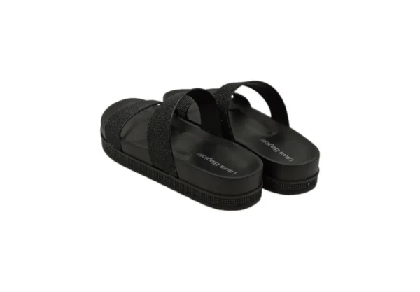 Donna Laura Biagiotti Ciabatta Da Donna Con Strass 7716 Black