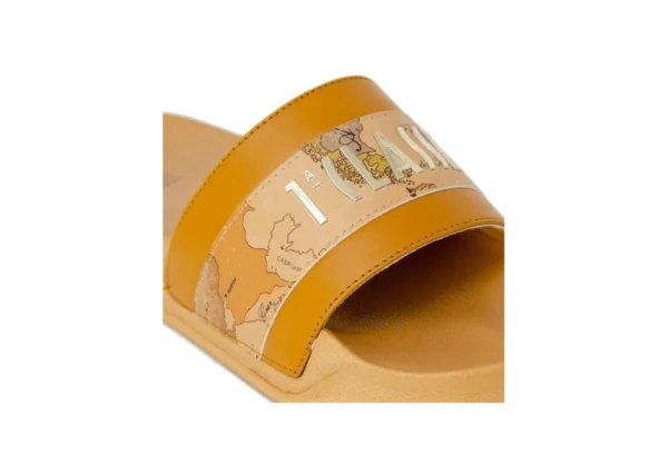 Donna Alviero Martini J Ciabatta Mare Da Donna 1559 Leather Beige Geo