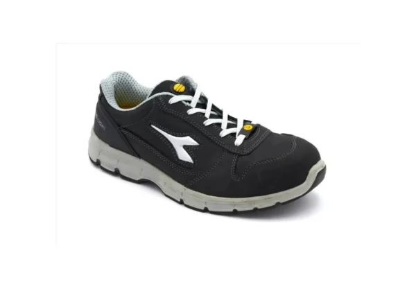 Uomo Utility Diadora Scarpa Antinfortunistica Bassa In Nabuk Nero Diadora Run Ii Low S3 Src Esd