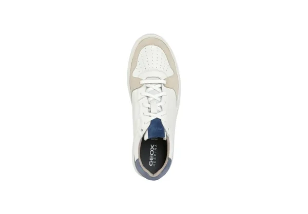 Uomo Geox Scarpa Da Uomo U355Wb 00047 White Jeans