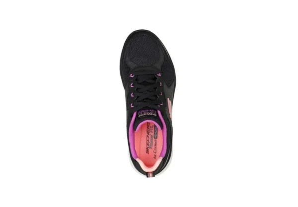 Donna Skechers Scarpa Sportiva Da Donna 149836 Bkmt D'Lux Fitness