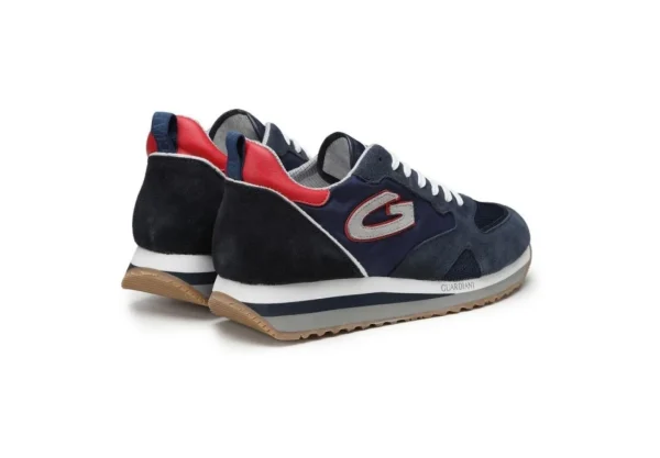 Uomo Guardiani Sneaker Da Uomo In Pelle Agm009209 Blue