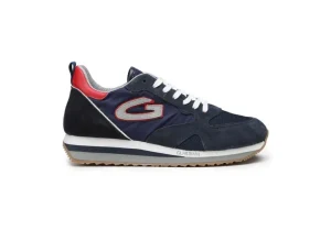 Uomo Guardiani Sneaker Da Uomo In Pelle Agm009209 Blue