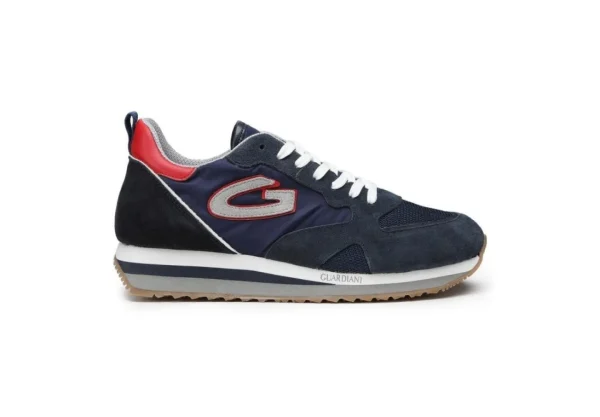 Uomo Guardiani Sneaker Da Uomo In Pelle Agm009209 Blue