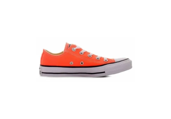 Uomo Converse Sneakers All Star Bassa Da Uomo 155736C Arancione Fluo