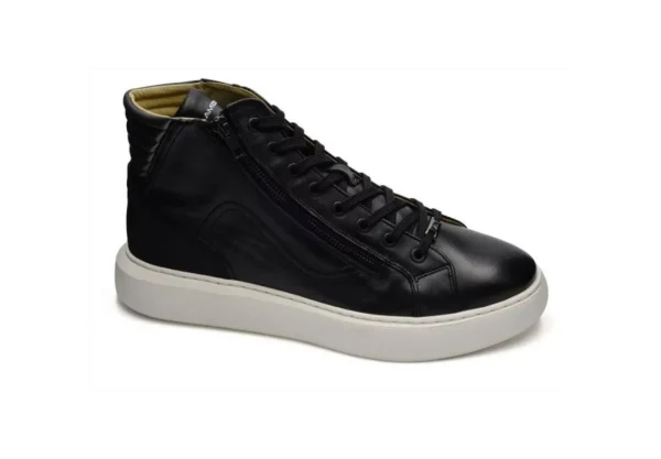 Uomo Ambitious Sneakers Da Uomo In Pelle Con Lacci E Zip