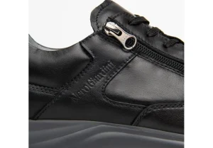 Uomo Nero Giardini Sneakers Da Uomo In Pelle Sportive I102153U Nero
