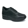 Uomo Lumberjack Sneakers In Pelle E Tessuto Con Lacci Raul 1305 Nero