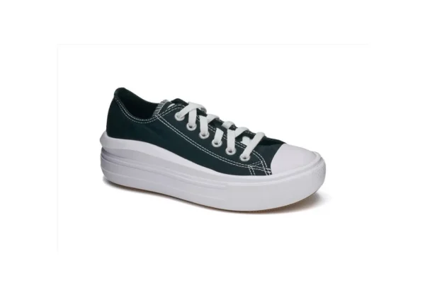 Donna Converse Sneakers In Tela Chuck Taylor All Star Move Platform Nero