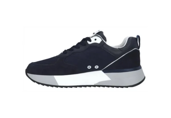 Uomo Guardiani Sneakers Sportiva Da Uomo In Pelle E Tessuto Agm009004