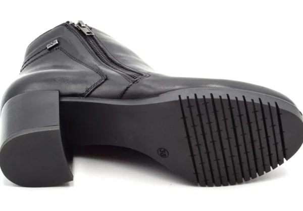 Donna Valleverde Tronchetto In Pelle Con Tacco 49352 Nappa